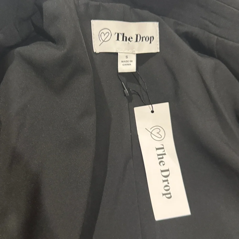 The Drop Blake Women's Long Black Blazer S NWT academic preppy workwear office - Picture 7 of 7